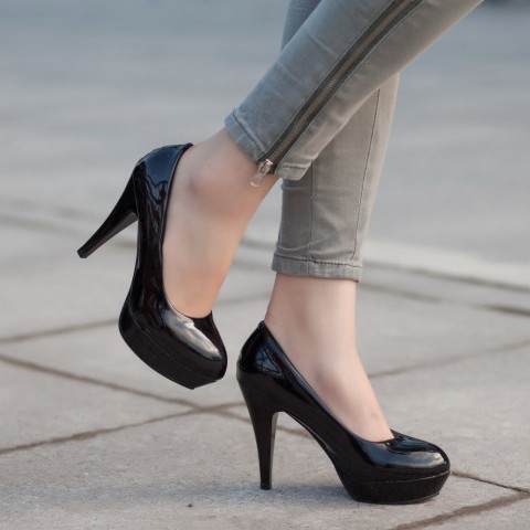 lady shoe Ebay Wish Aliexpress Amazon Professional High Heels Chunky Heel Women's Pumps Foreign Trade Large Size Women's Shoes