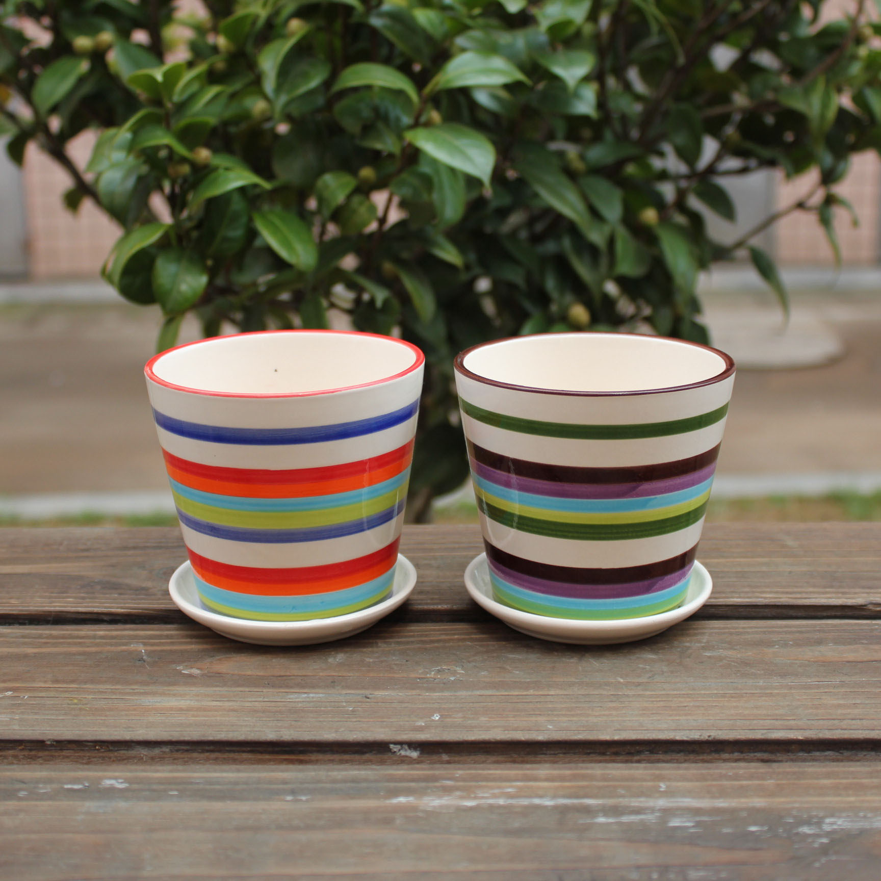 多肉花盆 款颜色混装 12176 韩国花盆 手工陶瓷花盆 陶瓷工艺品