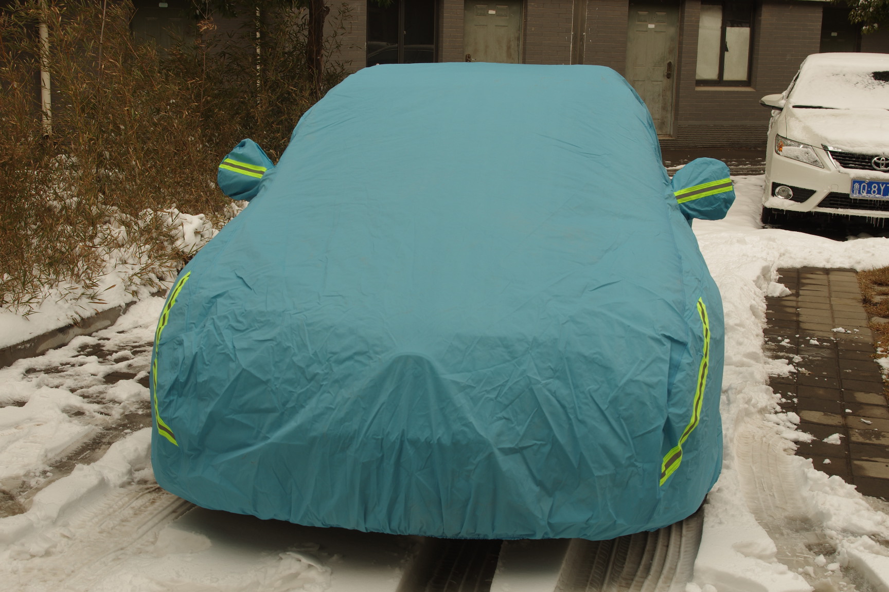 加棉加厚杜邦棉绒车衣汽车车罩防雨防晒防冻防尘撕不破晒不烂车衣