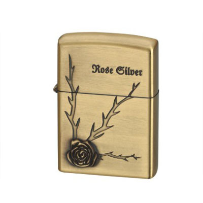 Creative Hot Sale New Cotton Oil Lighter Zinc Alloy Rose Series 7028 Kerosene Lighter