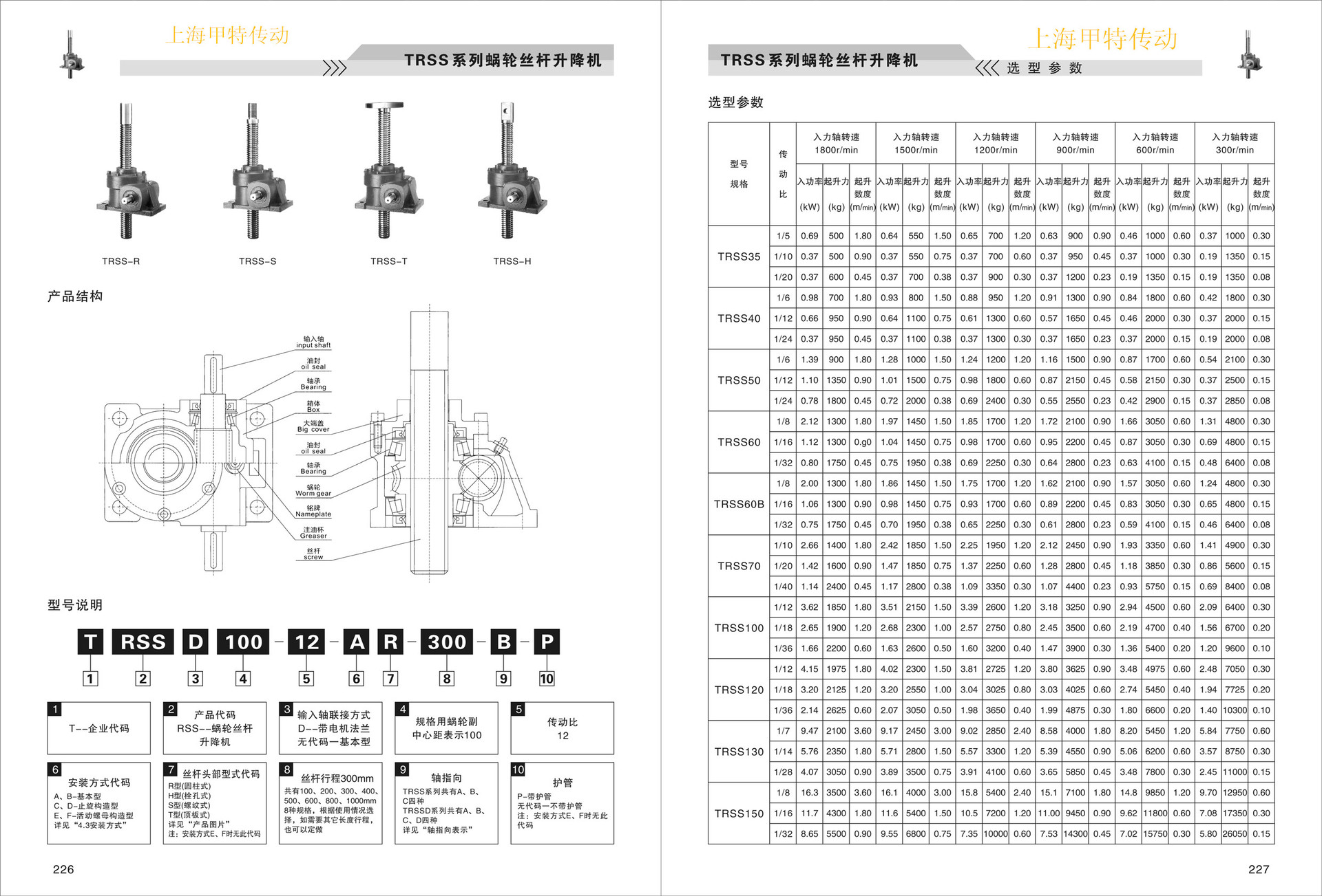 trss产品安装尺寸