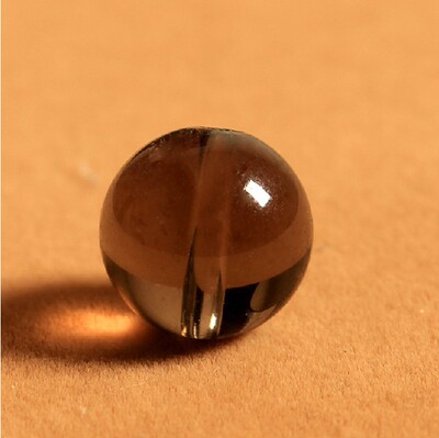 diy手工饰品配件材料 天然6a级茶水晶半成品串珠散珠子批发