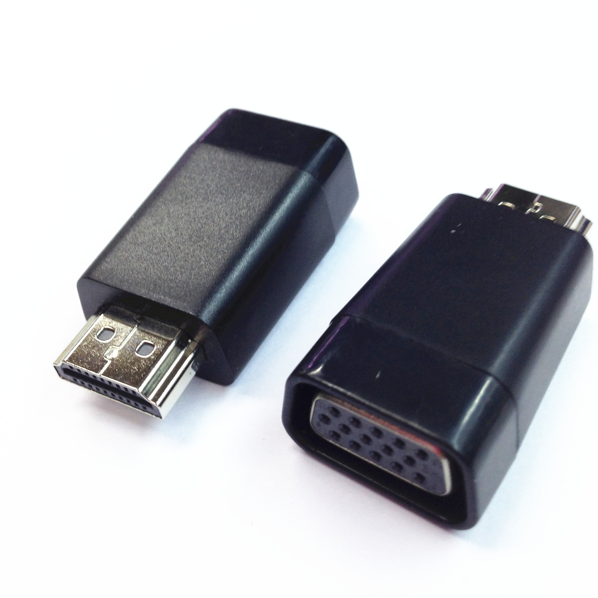 hdmi转vga适配器 hdmi to vga 转接头无音频 video converter-阿里巴