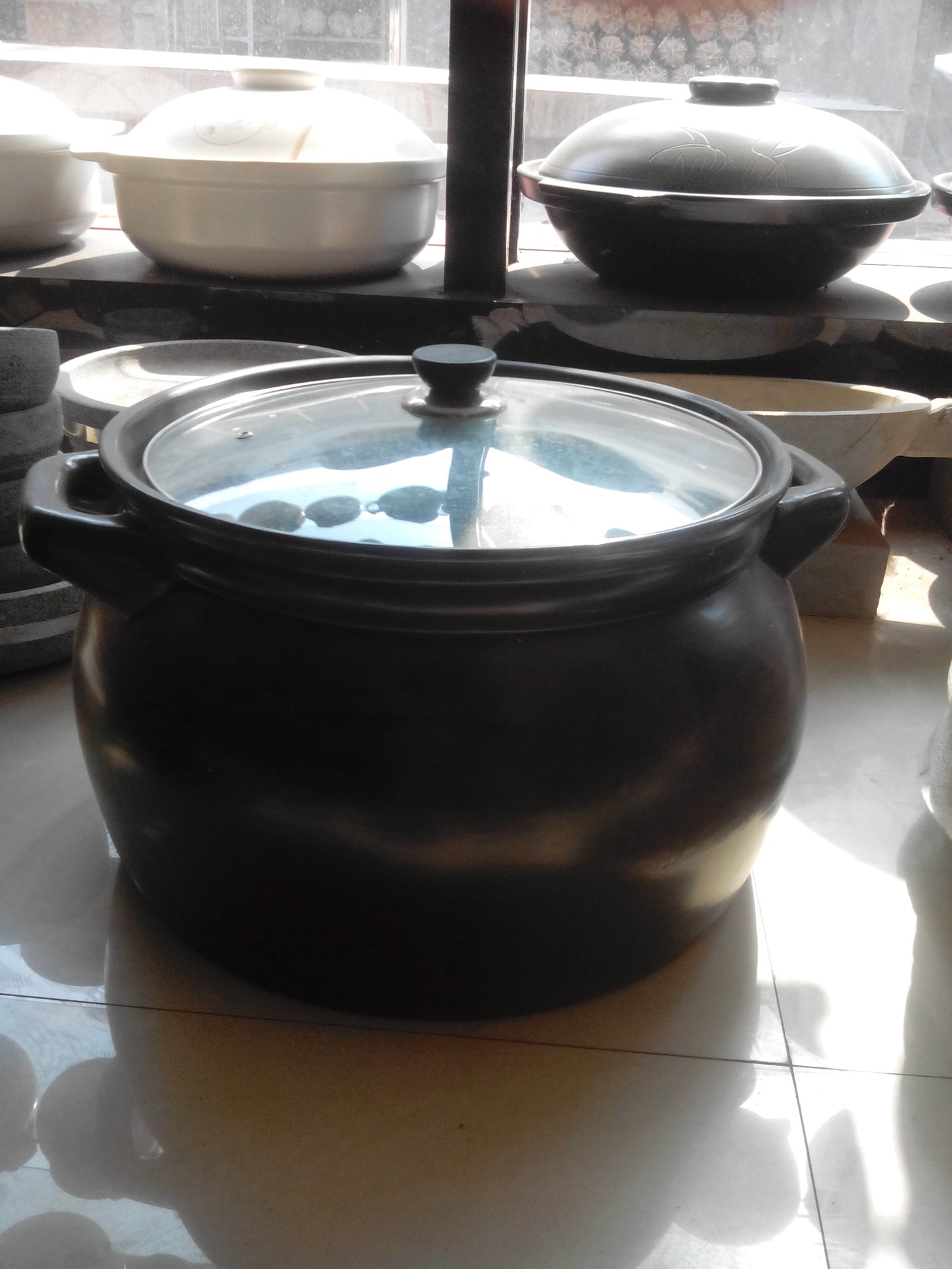 特大号砂锅土锅50斤 汤煲 酒店专用炖锅 砂锅 汤锅炖肉25000ml