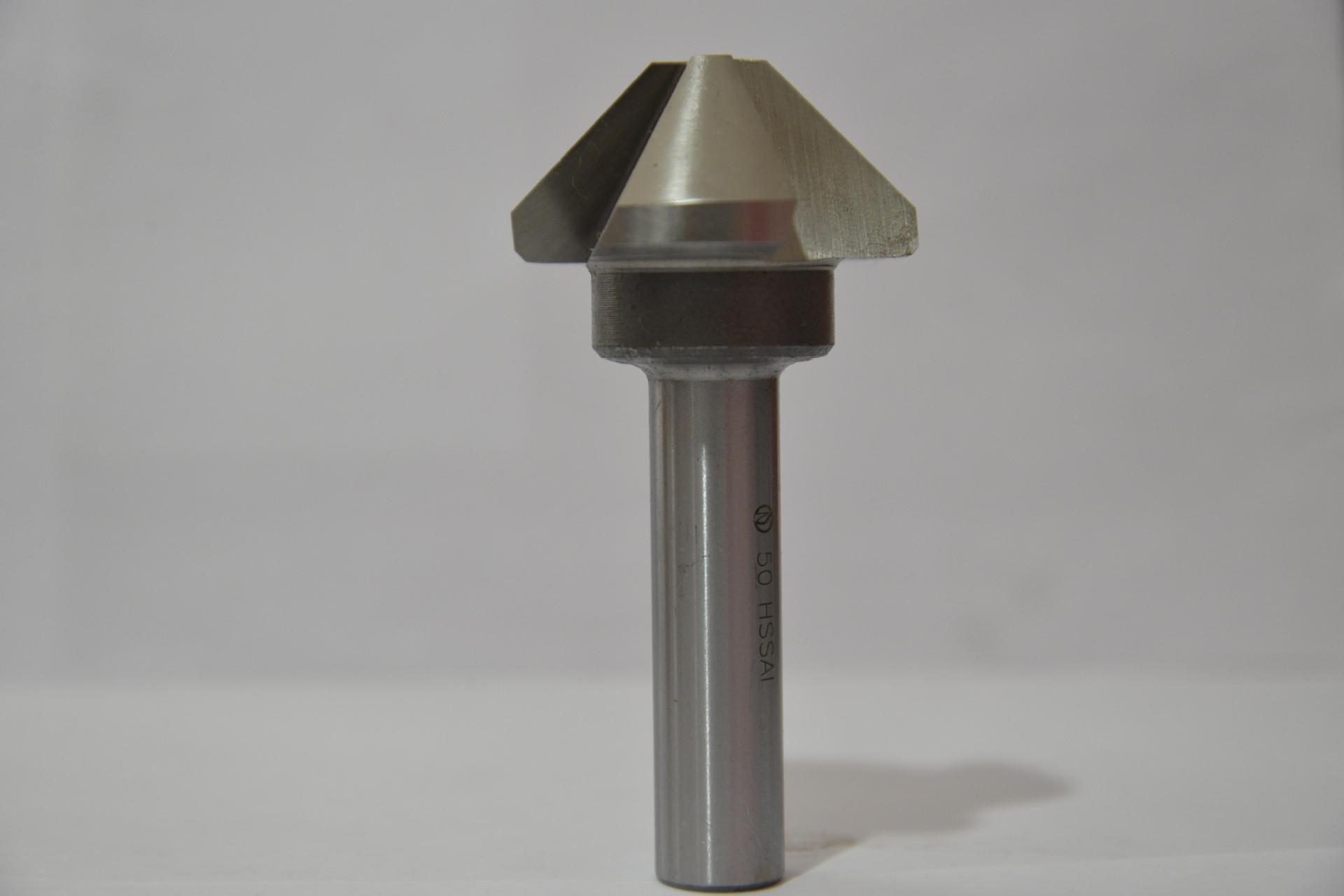 超硬3刃90°直柄倒角刀