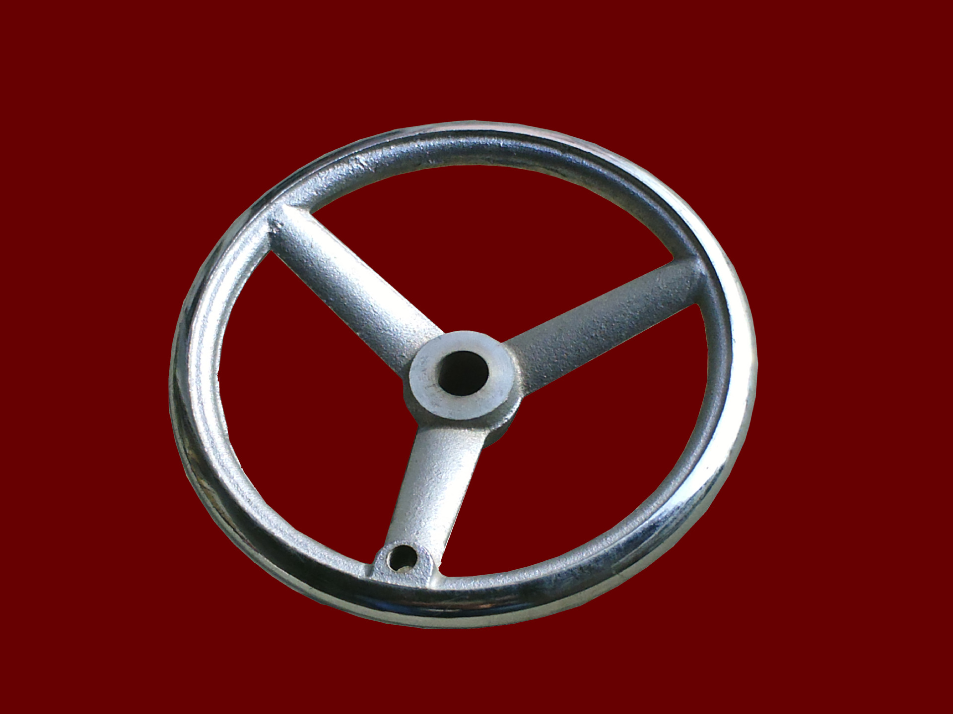 机床手轮 抛光镀铬铸铁手轮 带手柄机床手轮 厂低价包邮各种手柄