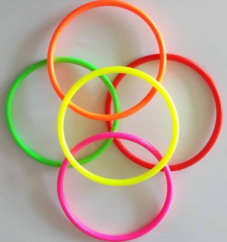 加粗19cm 夜市摆地摊专用大号套圈圈 塑料圈 游戏玩具塑料圈