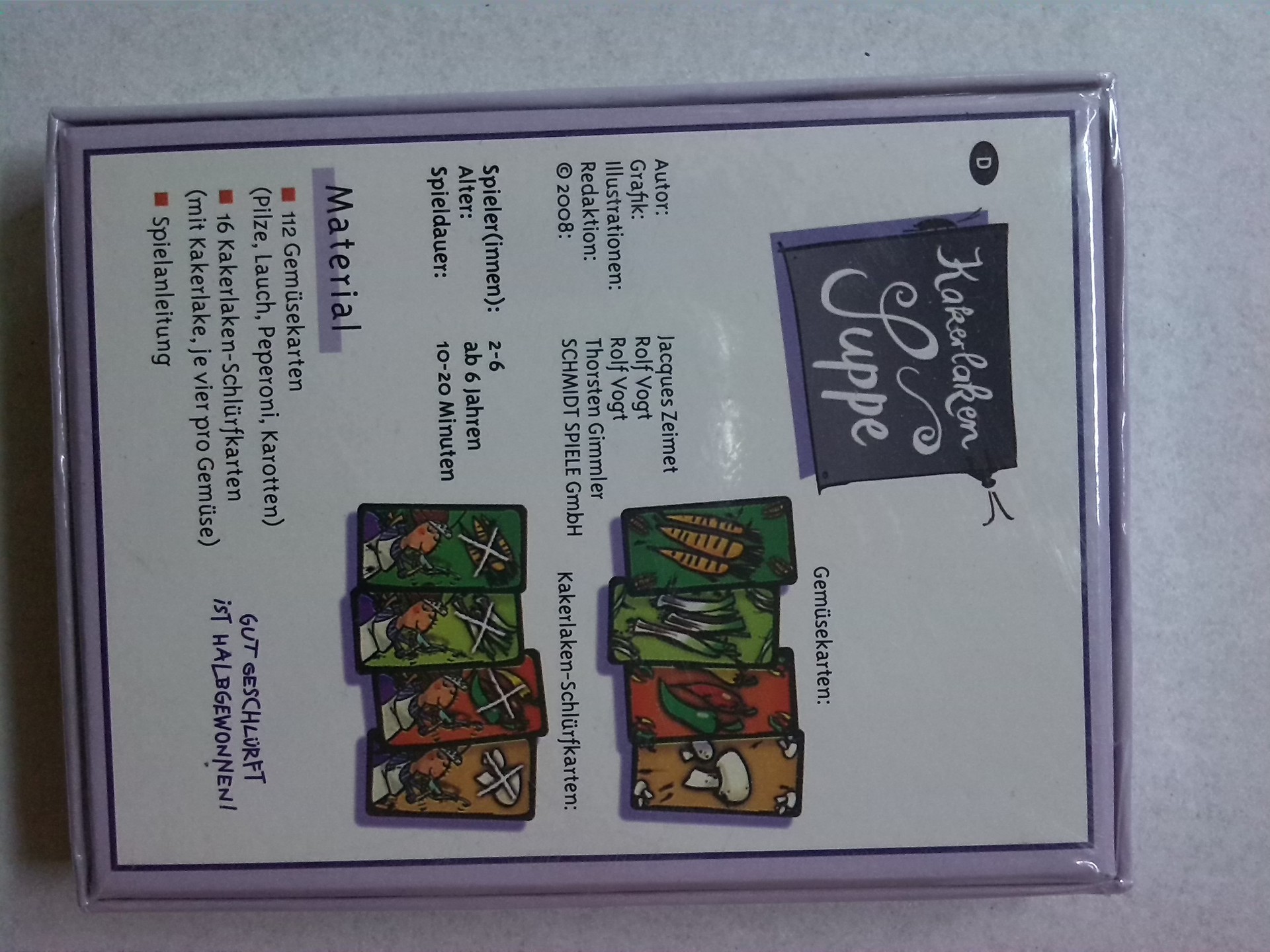 桌面游戏德国蟑螂蟑螂沙拉酒吧聚会桌游牌