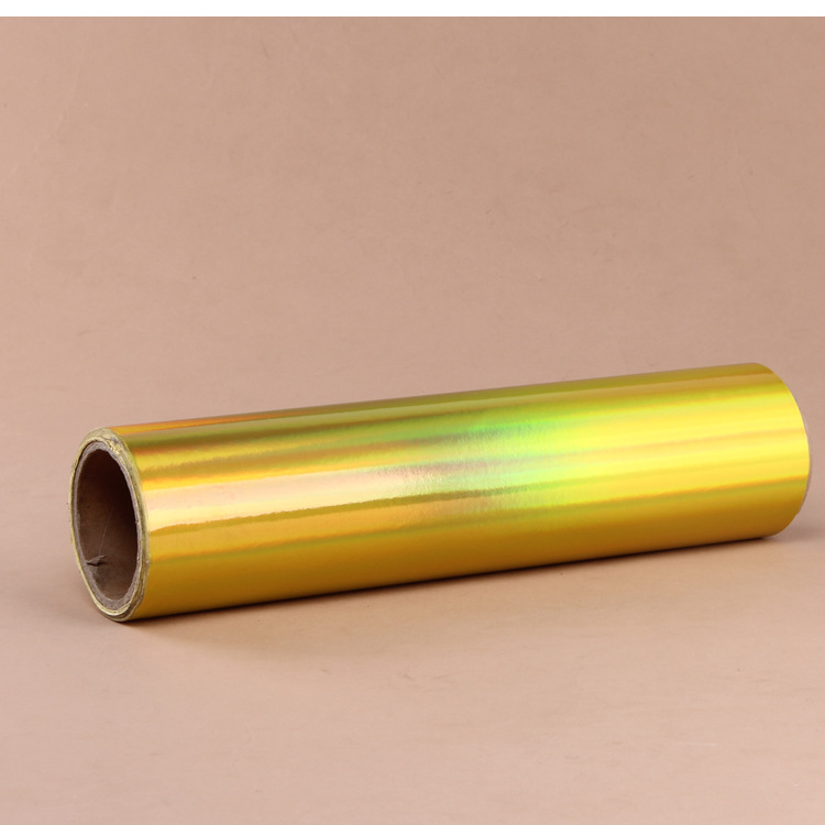 镭射金平光材料