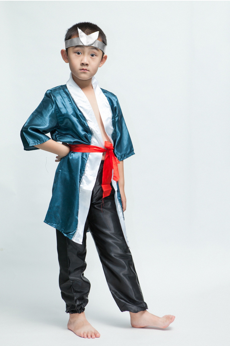 西游记沙僧服装 六一儿童节舞蹈演出服 幼儿园学生舞台装一件代发