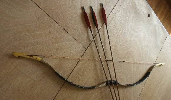 致观户外用品 野外休闲射击户外用品 传统弓 汉弓(h-1型)牛皮