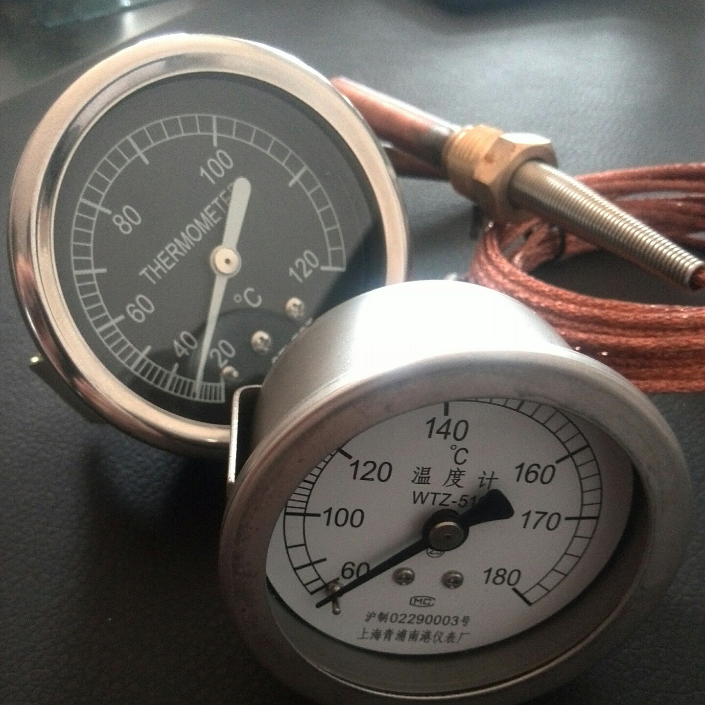 液涨式温度表 压力式温度计 高级油温表