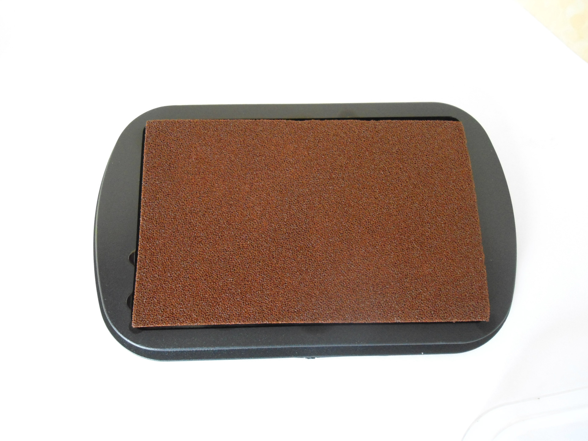 厂家直销10*6cm 多色印台 环保 新款圆角水性印泥,油性大印台