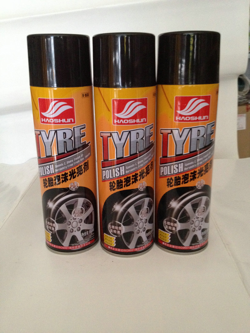 经销批发 好顺轮胎泡沫光亮剂 轮胎光亮剂