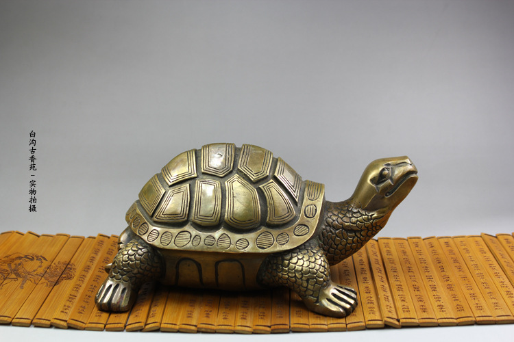 厂家直供仿古纯铜乌龟长寿龟老人生日寿礼铜乌龟吉祥古玩杂项摆件