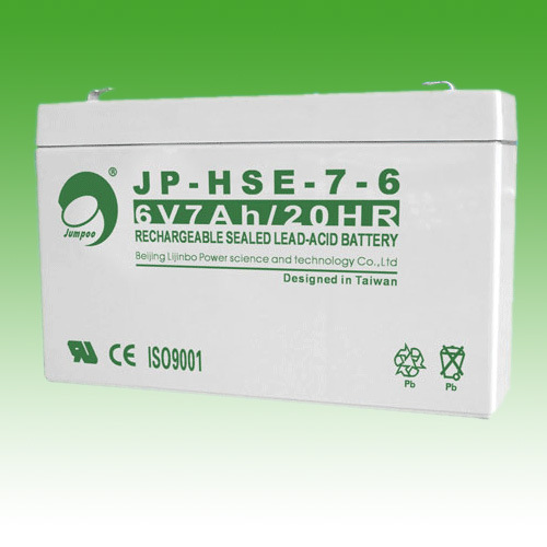 劲博免维护铅酸蓄电池JP-HSE-7-6 电动汽车蓄电池 电子秤电池