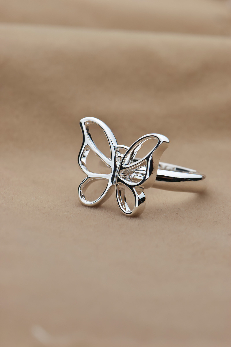 电镀白金戒指 电镀pt戒指 电镀铂金戒指 镀白金戒指 镀金戒指定制