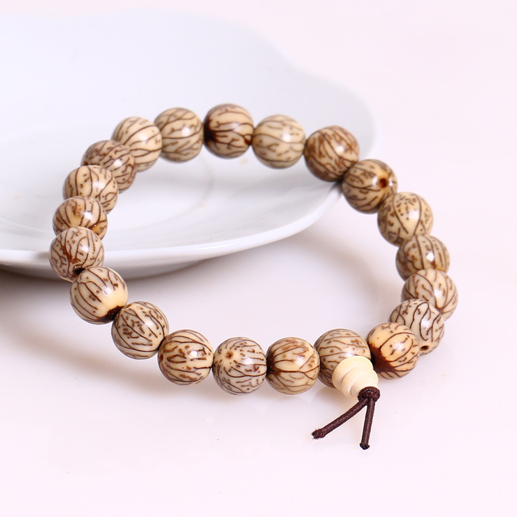 天然银线菩提手链 佛珠手串批发 厂家直销