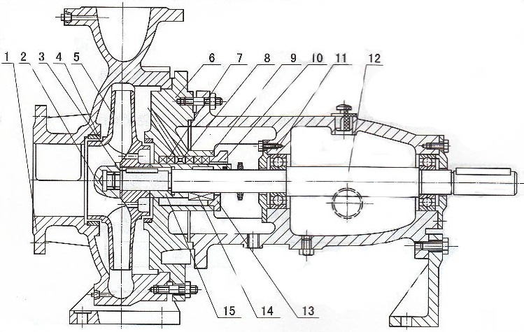 前置泵结构图图片