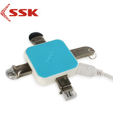 SSK飚王SHU029 usb分线器一拖四 电脑hub分线器usb集线器扩展转换