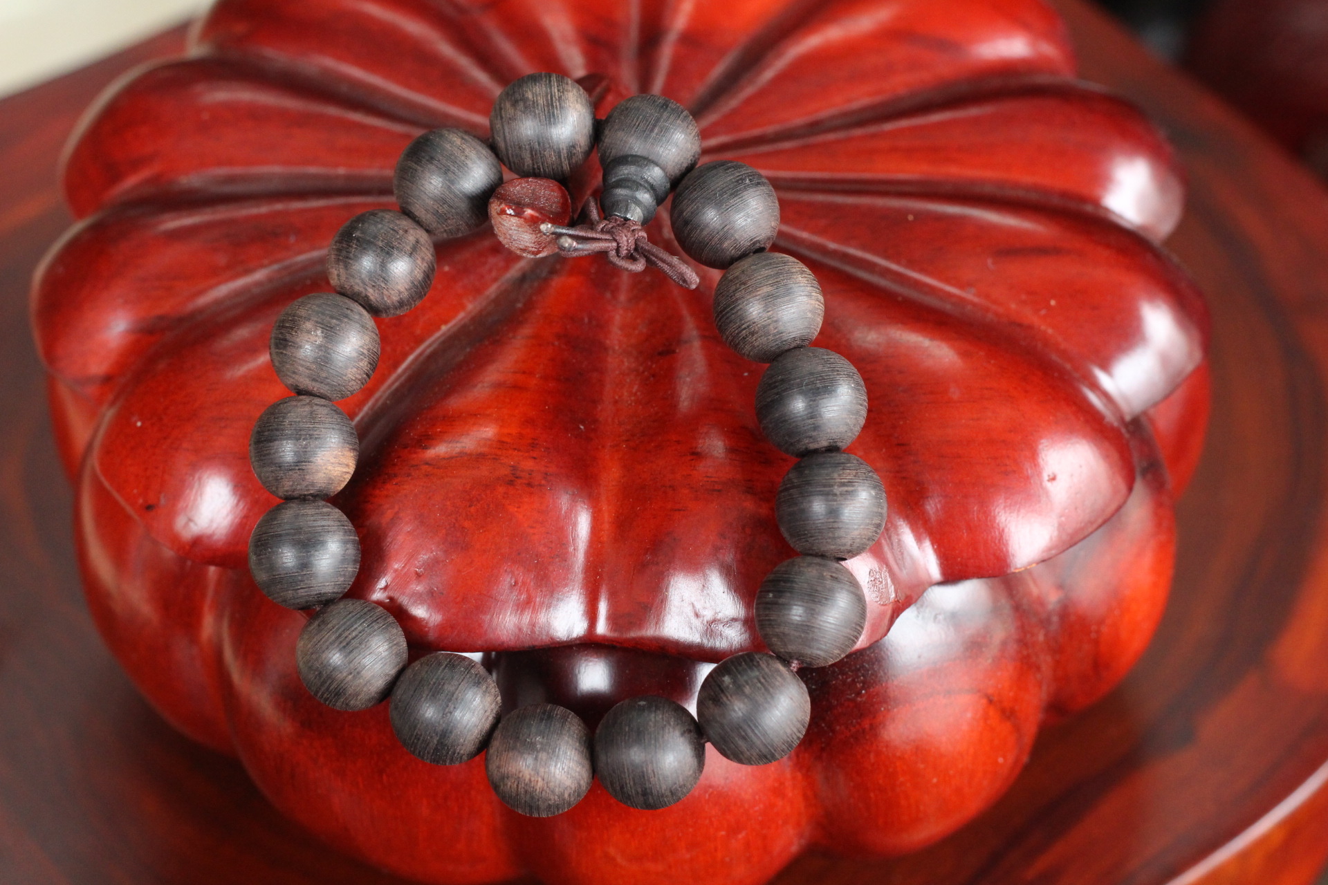 越南人工水沉沉香木手链男款手链 红木木质手串男士手链