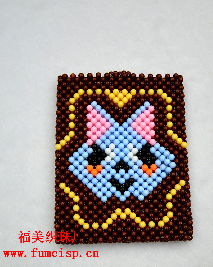 韩版风范 旺旺定做卡套 pvc公交卡套 卡通手工串珠银行卡卡套