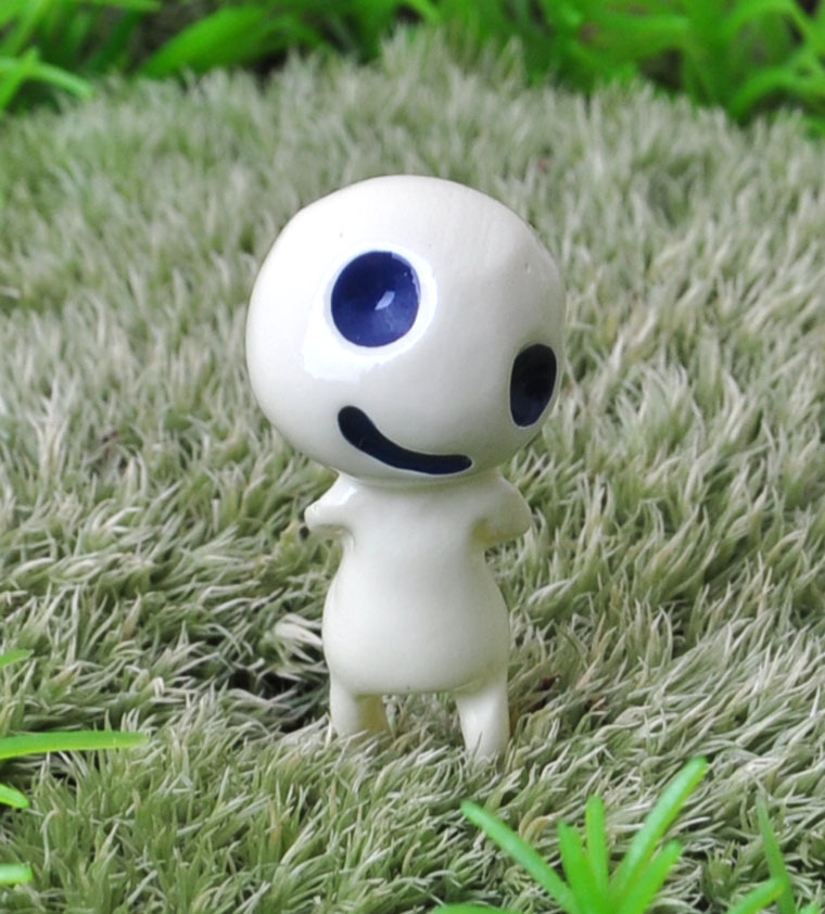 宫崎骏幽灵公主树精灵 公仔摆件 微景观多肉diy造景 动漫手办周边