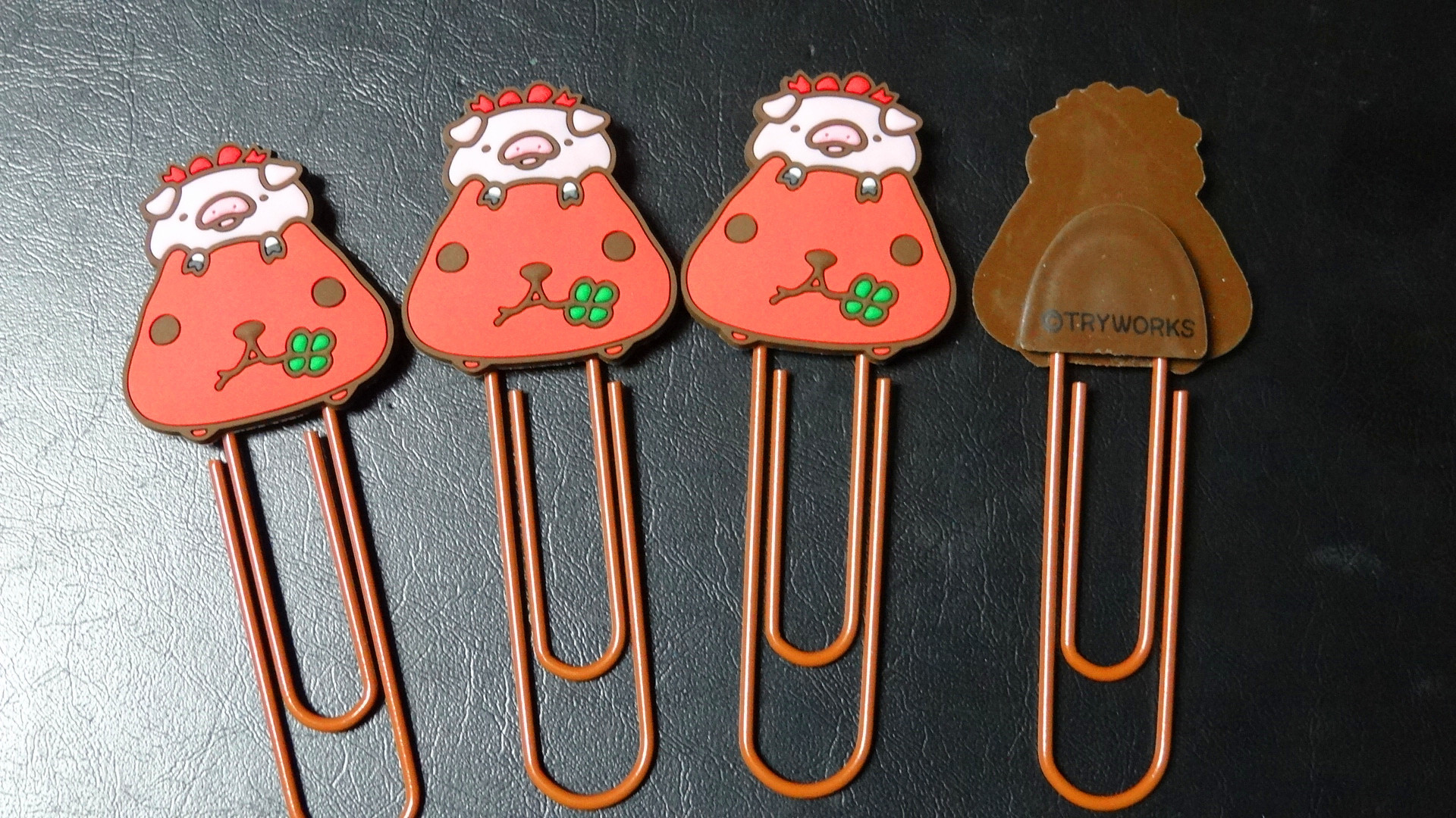 办公用品可爱卡通动漫回形针书签彩色曲别针书签厂家直销