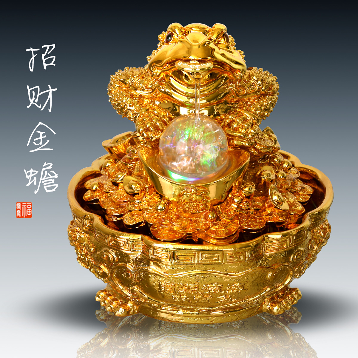 深圳厂家批发树脂工艺品祥云观音禅意佛像摆