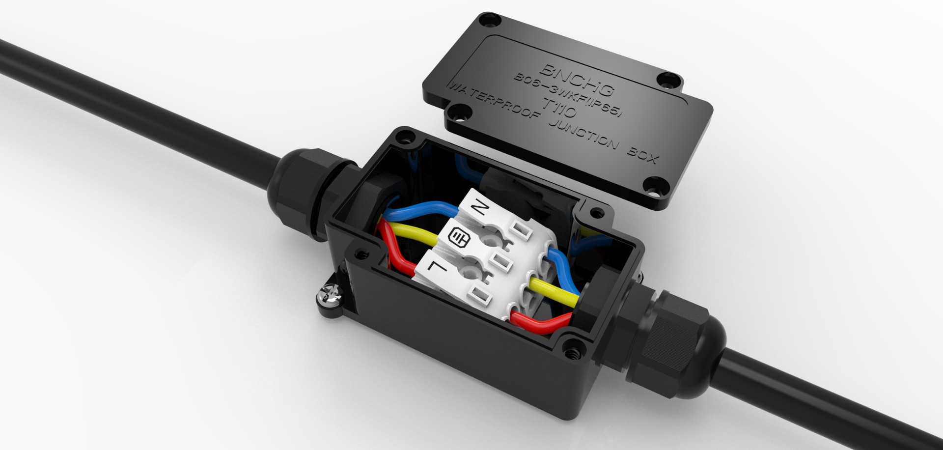 【厂家直销】 ip65环保 防水防尘翻盖接线盒ip66双头防水接线盒
