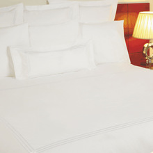 批发酒店客房布草 宾馆全棉加厚提花贡缎四件套床上用品套件定制