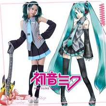 促销 初音未来VOCALOID女仆装MIKU公式服COS初音衣服Cosplay服装