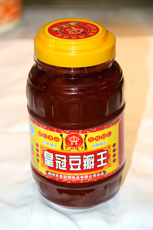 湖北特产 荆沙百年***皇冠豆瓣酱 瓶装辣椒酱