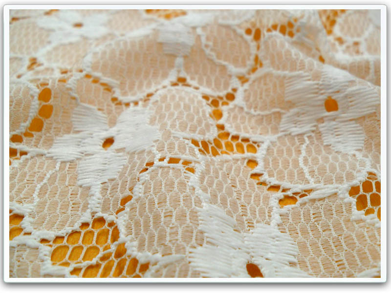 时尚女款全锦纶蕾丝花边面料 立体镂空布料 厂家直销