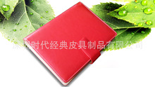 厂家直销高档红色PU8.5寸带磁扣活页笔记本记事本 皮质万用手册