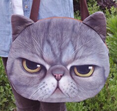 Alien Cat Dogs Shoulder Bag Handbag Women's Shoulder Bag Women's Bag 3D Animal Pattern Bag