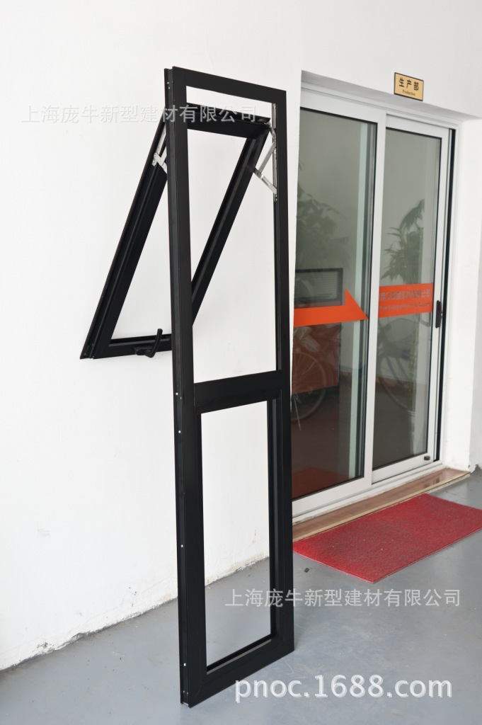 厂家直销铝合金窗 断桥铝合金上悬窗 外平开窗