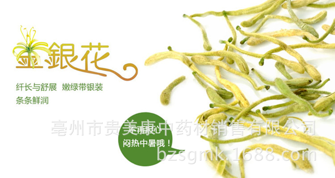 贵美康批发花草茶河南封丘金银花茶双花夏季必备清热祛火抗炎新茶