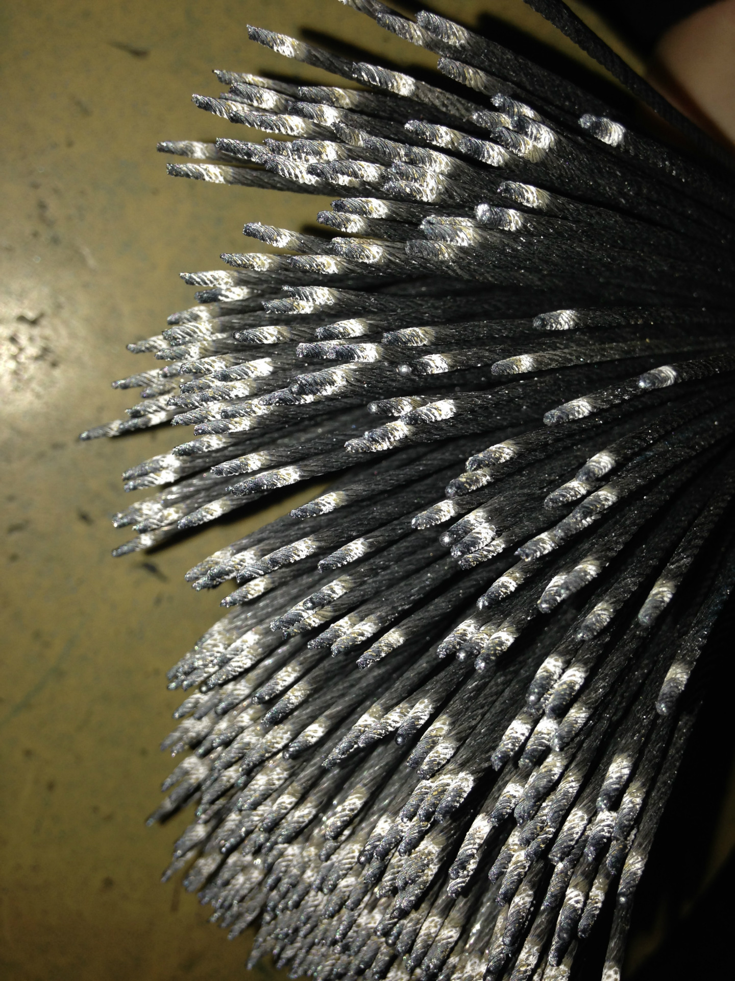 1-5mm钢丝绳熔断加工,钢丝绳尖头锥头下料裁切熔断尖头平头