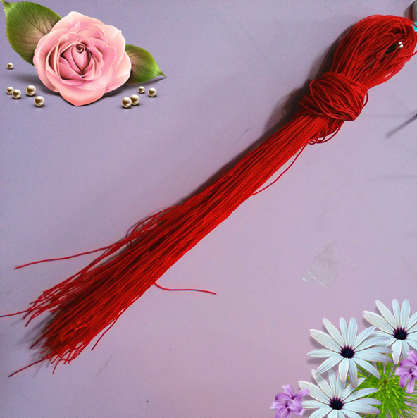 细红线 1毫米本命年红线 男女编织红绳红线 项链绳散线线材批发