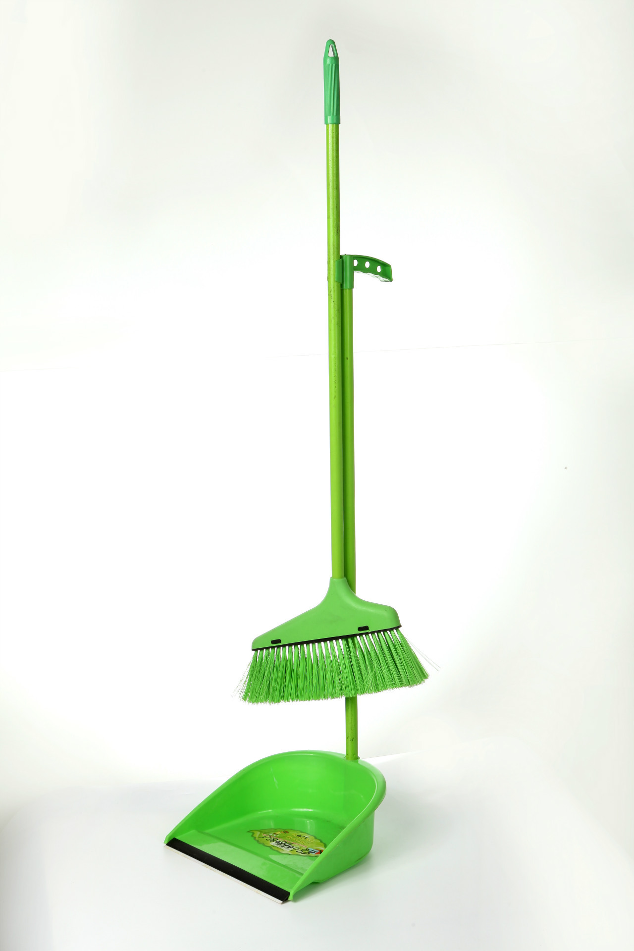绿色扫把簸箕套装 扫帚垃圾铲组合两件套环保卫生耐用_如意日用品