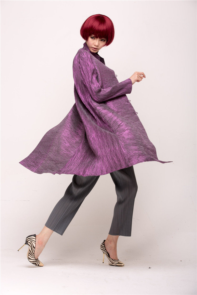 2016春季新品三宅一生褶皱大码女装原创