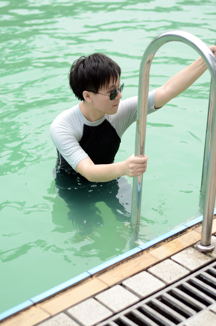 doco束胸正品批发tt/les束胸来样加工加强绷带套头温泉游泳衣背心