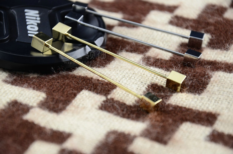 【现货】韩版欧美方形领针领角针男士正装饰品法式领针