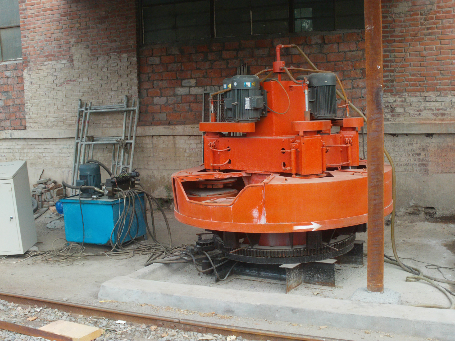 普通拼花水磨石砖机 正诚全自动彩色水磨石压砖机 地板砖成型机器