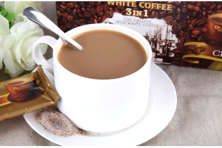 马来西亚旧街场白咖啡 3合1经典原味白咖啡老街场咖啡400g 10条装