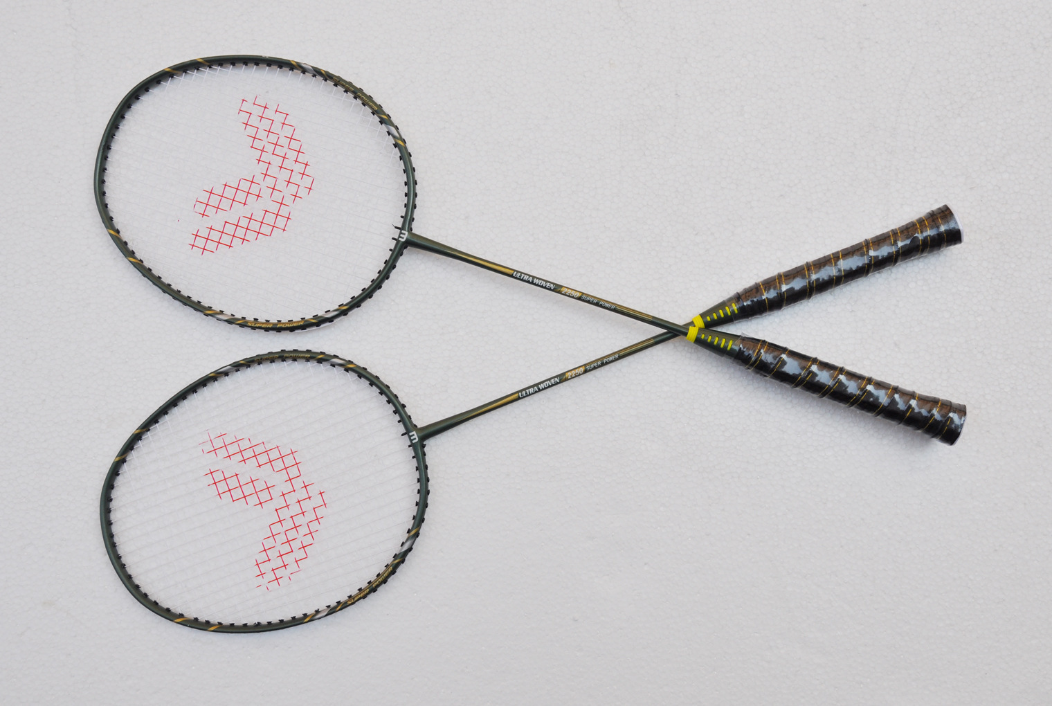 正品韦尔克羽毛球拍双拍铝合金一体两支装羽