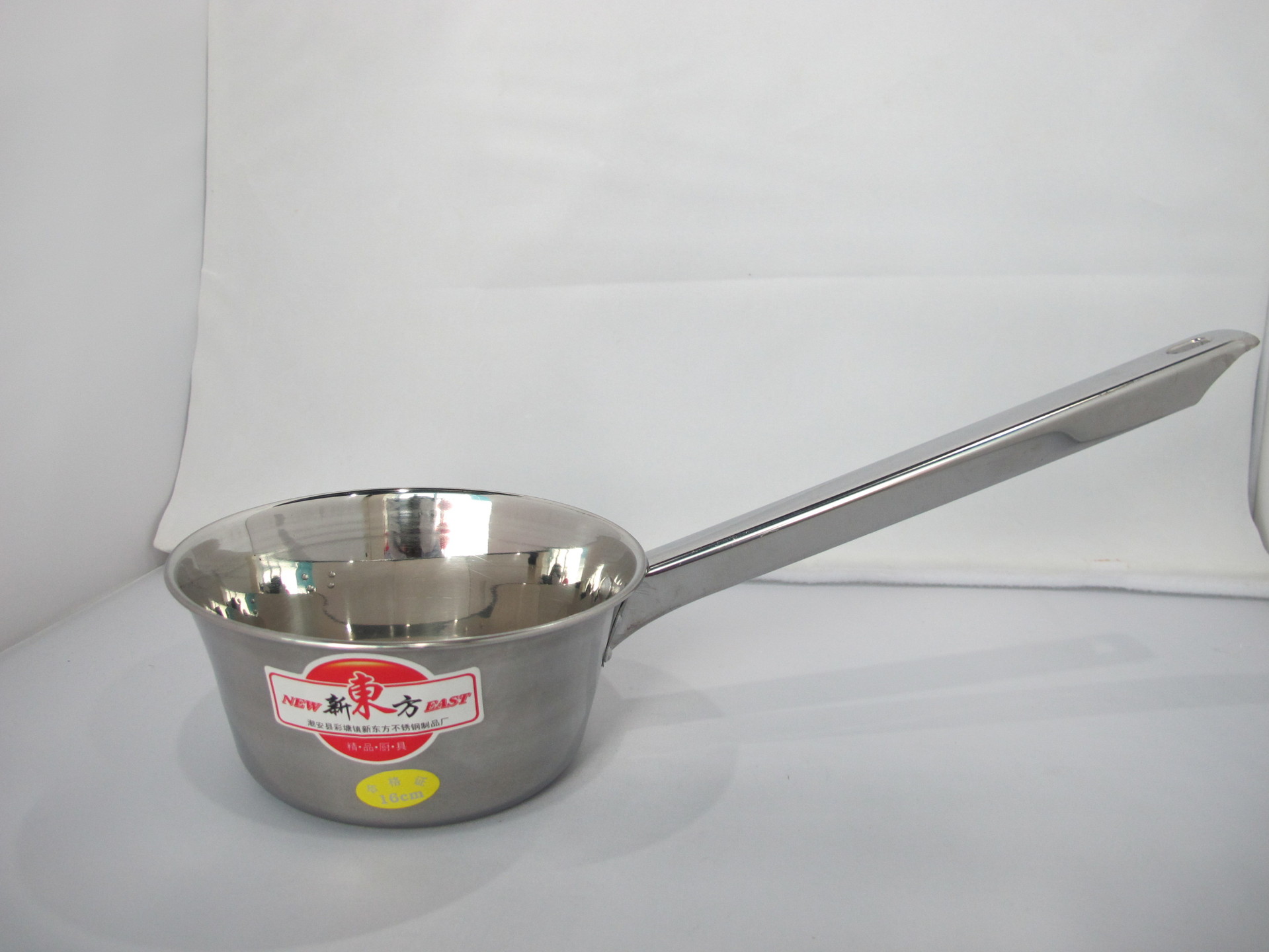 生产批发 不锈钢方柄水勺 港式水勺 长柄汤勺 水勺