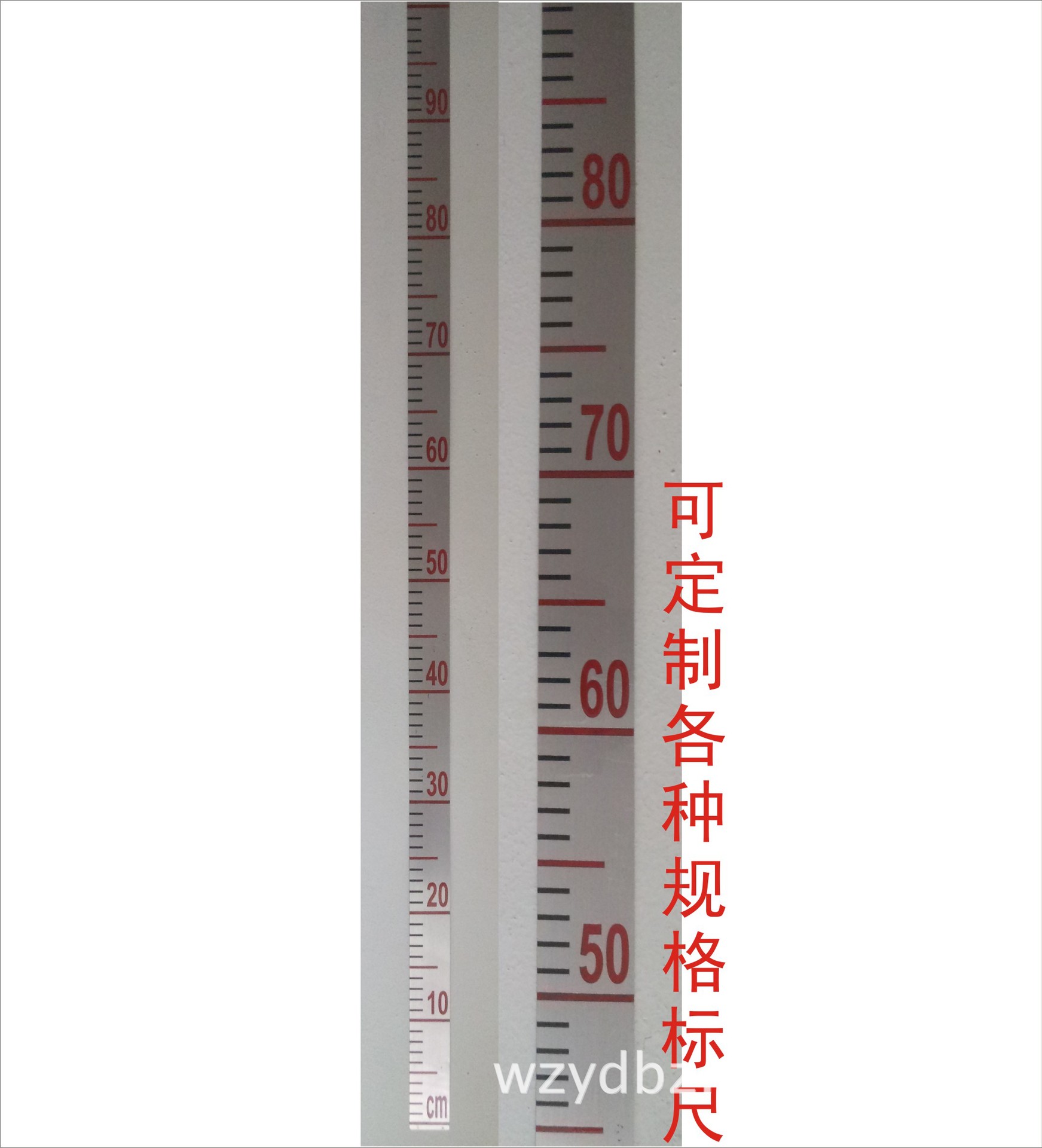 定做水位刻度标尺 液位铝牌标尺 水库水文标尺
