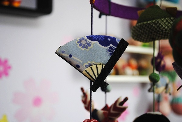 日本原装进口和风小物布艺吊饰挂饰日式风铃